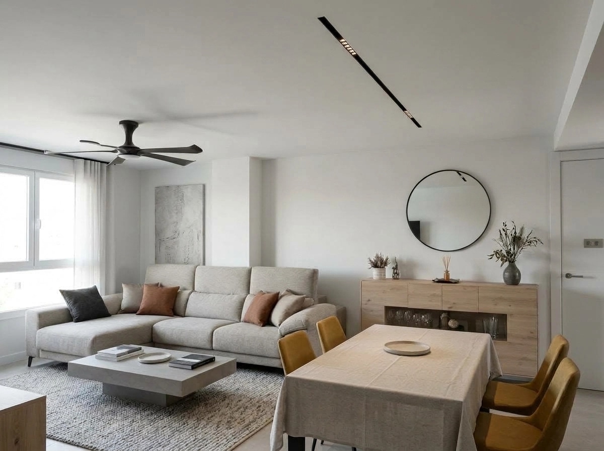 Minimalism Living Room design — interior photo by GenRoom AI