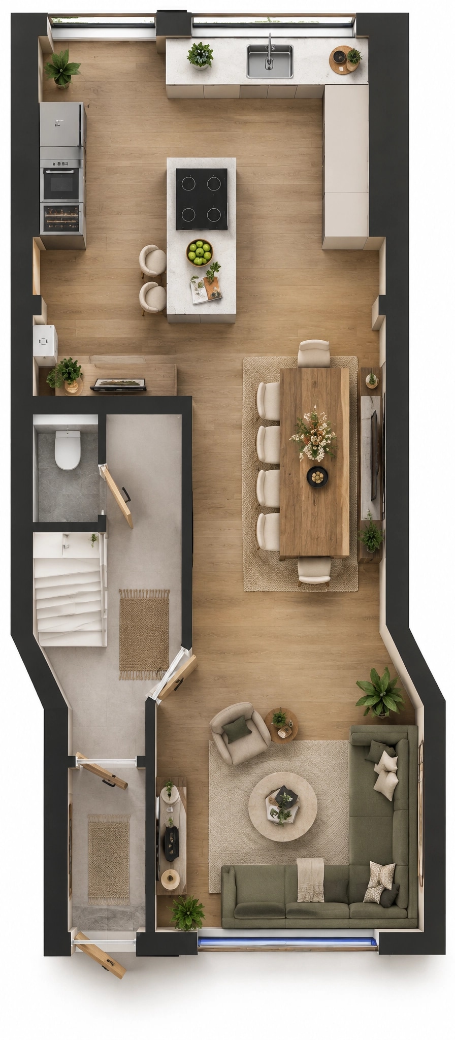 Interior design in Contemporary style — Living Room by GenRoom AI