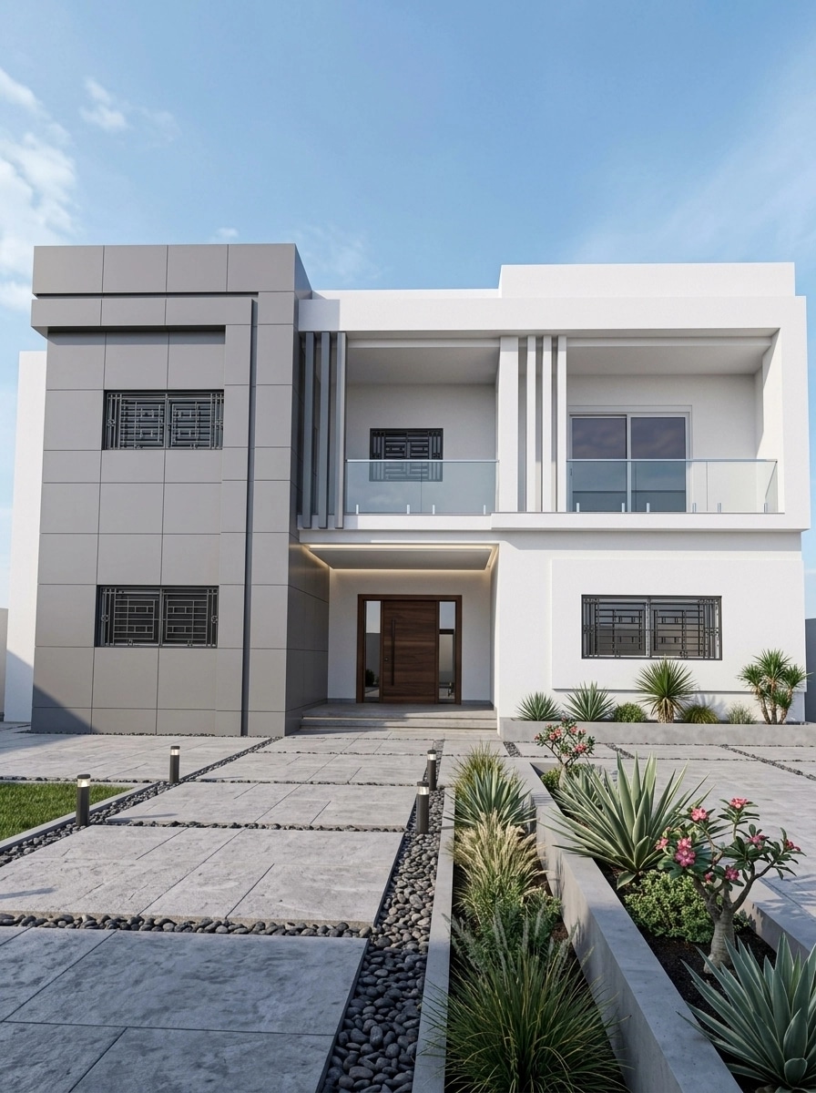 Contemporary Facade Facade design — facade photo by GenRoom AI