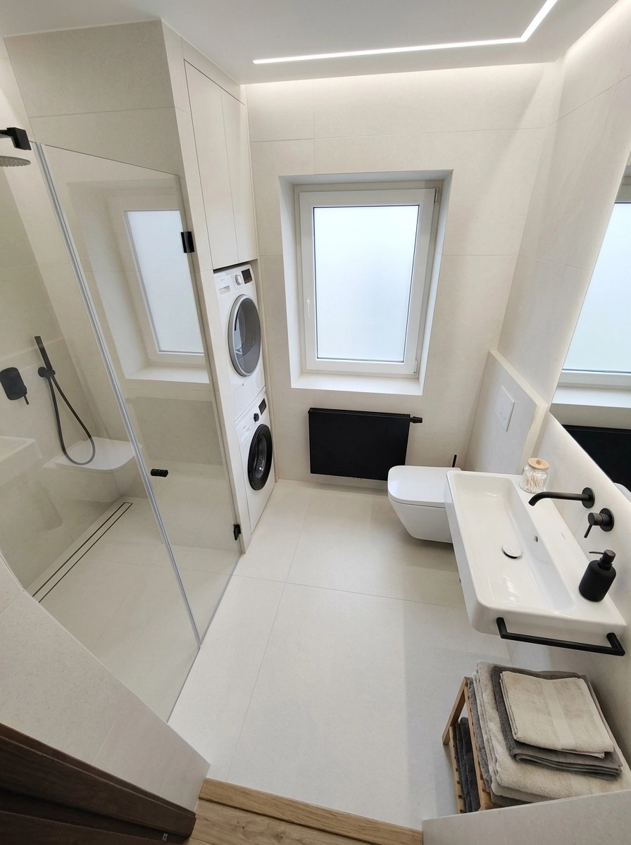 Minimalism Bathroom design — interior photo by GenRoom AI