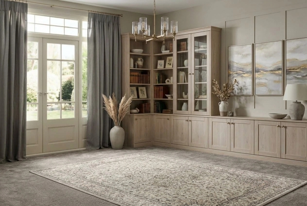 Interior design in Transitional style — Living Room by GenRoom AI