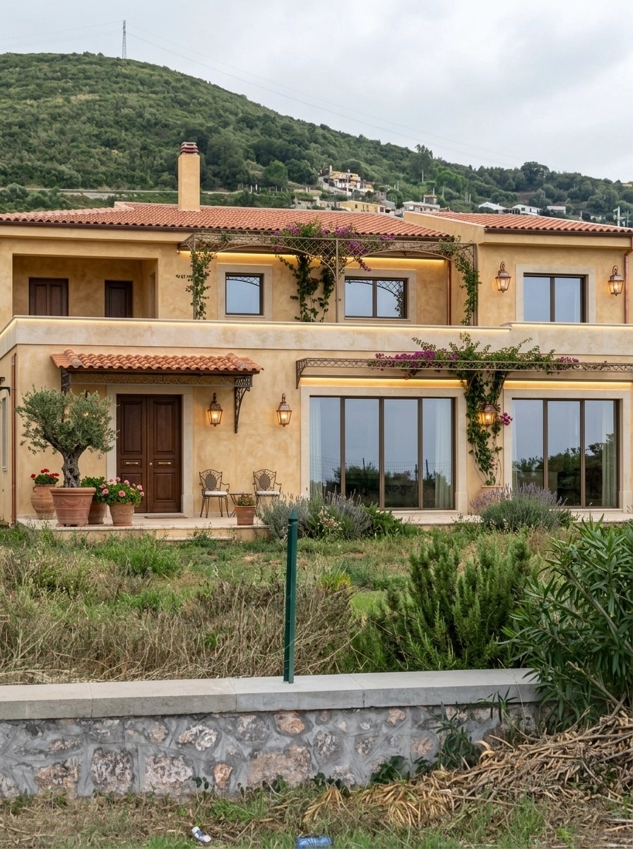 Mediterranean Facade Facade design — facade photo by GenRoom AI