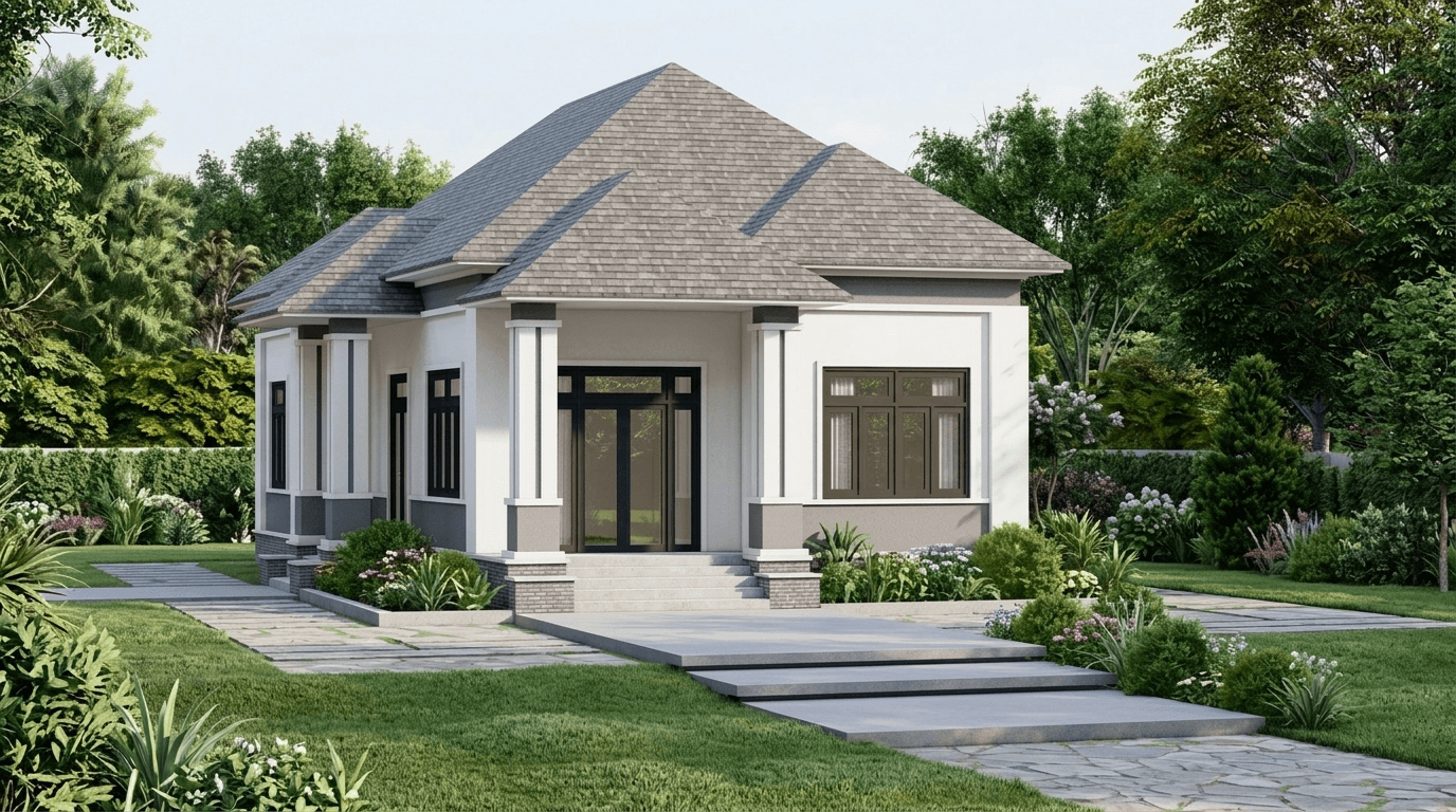 Contemporary Facade Facade design — facade photo by GenRoom AI