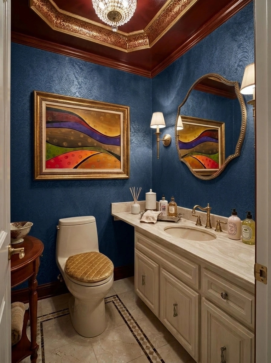 Interior design in Classic style — Bathroom by GenRoom AI