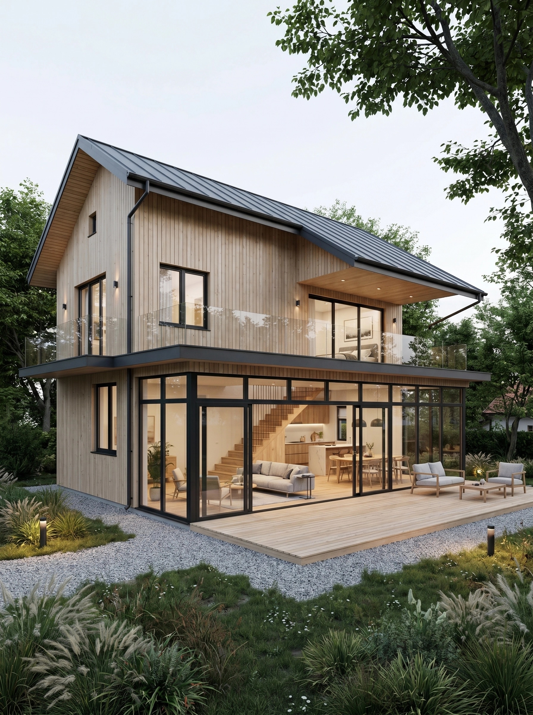 Scandinavian Facade Facade design — facade photo by GenRoom AI