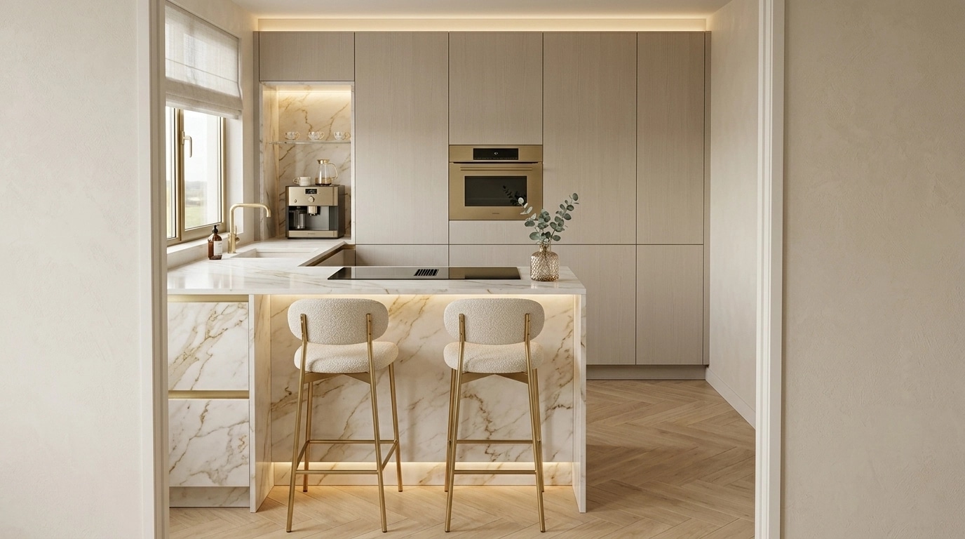 Contemporary Kitchen design — interior photo by GenRoom AI