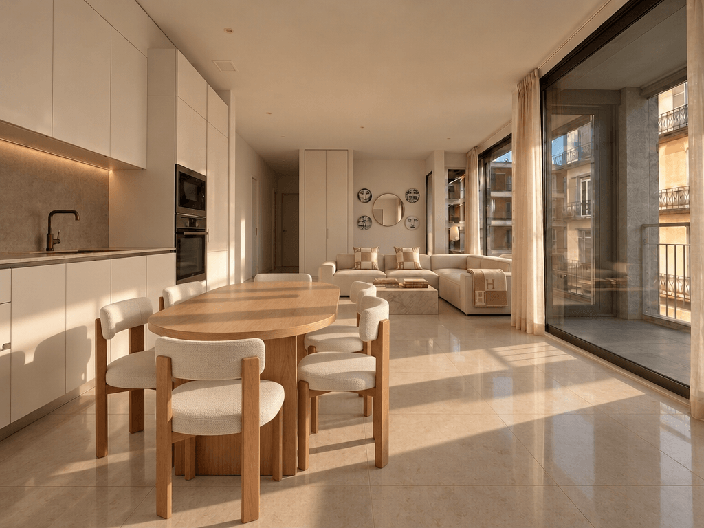 Interior design in Scandinavian style — Kitchen by GenRoom AI