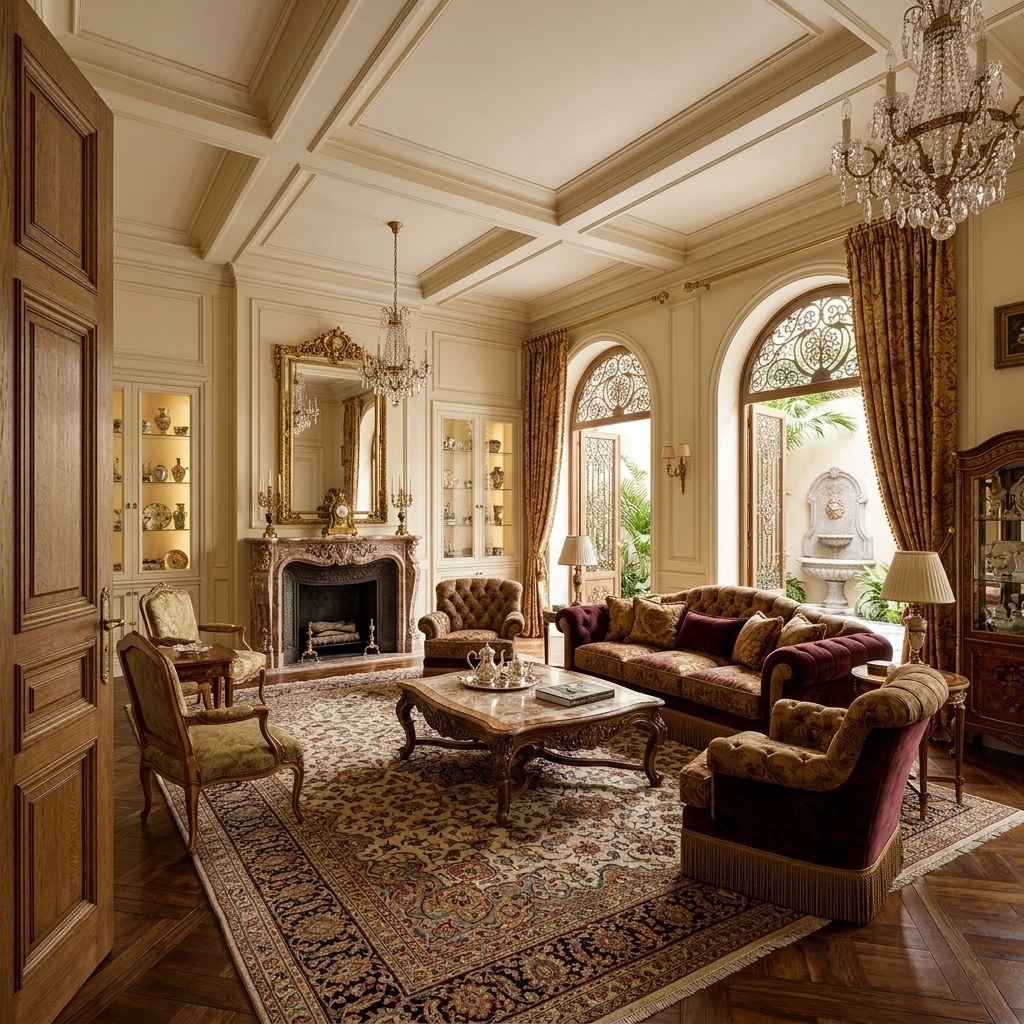Interior design in Classic style — Living Room by GenRoom AI