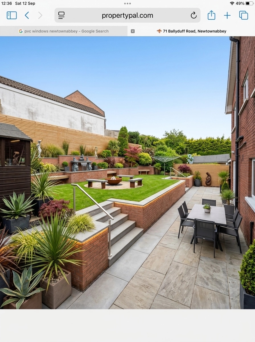 Landscape design in Contemporary Yard style — Yard by GenRoom AI