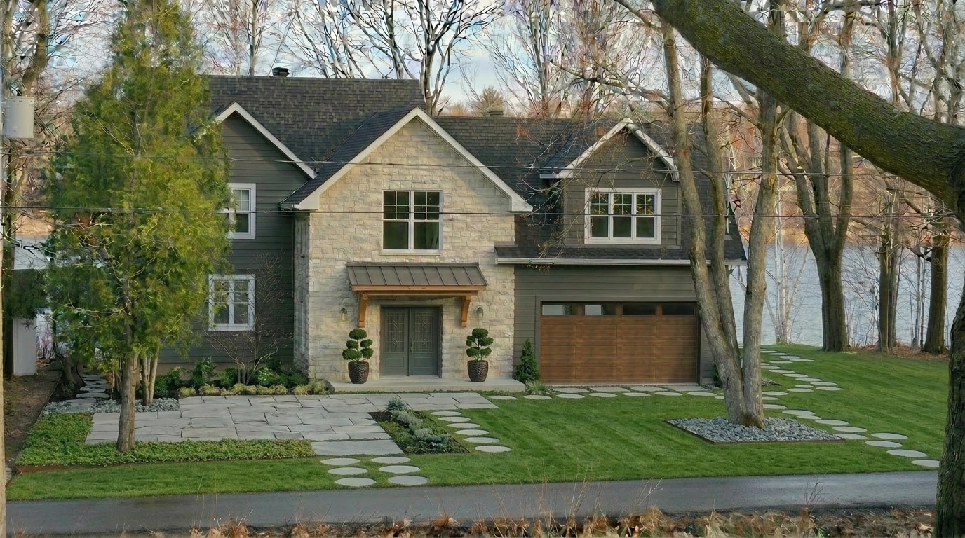 Landscape design in Minimalist Yard style — Yard by GenRoom AI
