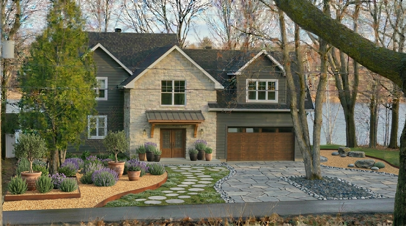 Provence Garden Yard design — yard photo by GenRoom AI