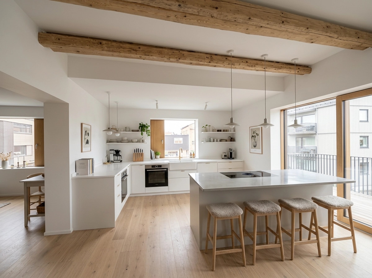 Scandinavian Kitchen design — interior photo by GenRoom AI