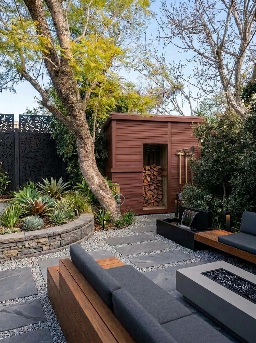 Contemporary Yard Yard design — yard photo by GenRoom AI