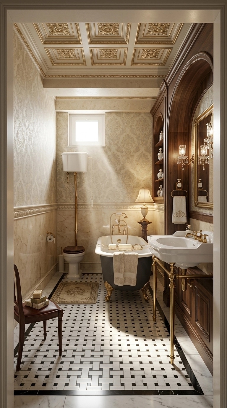 Bathroom interior in Classic style — photo by GenRoom AI