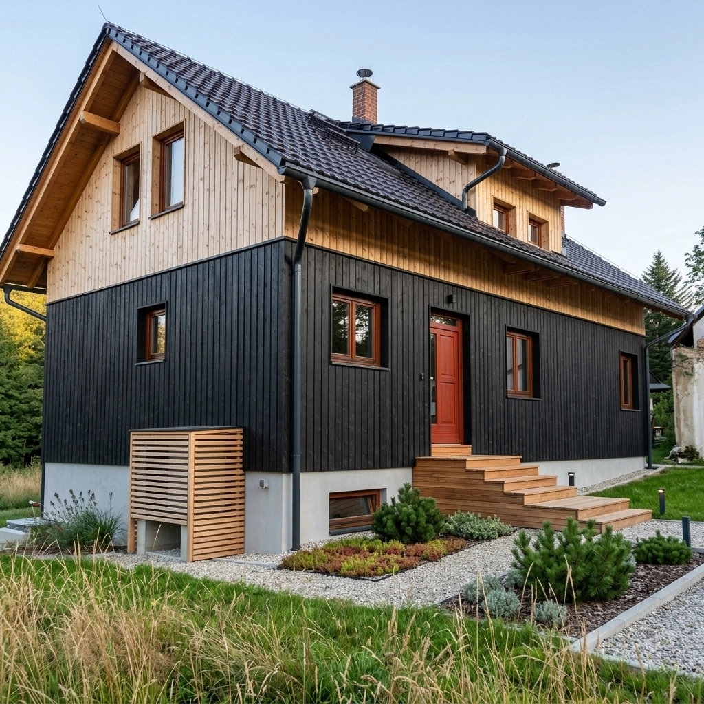 Scandinavian Facade Facade design — facade photo by GenRoom AI