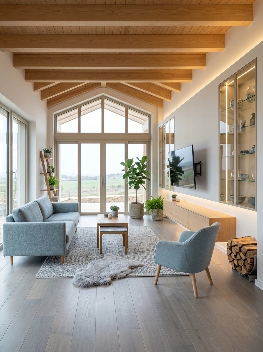 Scandinavian Living Room design — interior photo by GenRoom AI