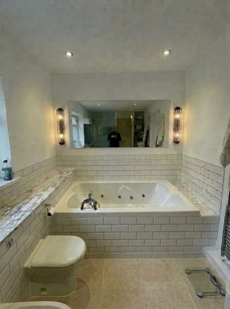 Bathroom interior in no_style style — photo by GenRoom AI