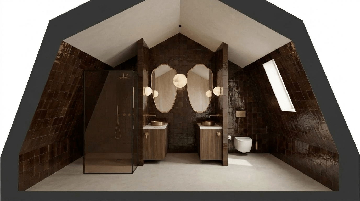 Bathroom interior in no_style style — photo by GenRoom AI