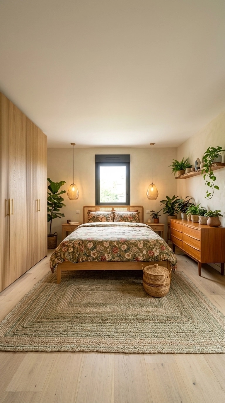 Interior design in Biophilic style — Bedroom by GenRoom AI