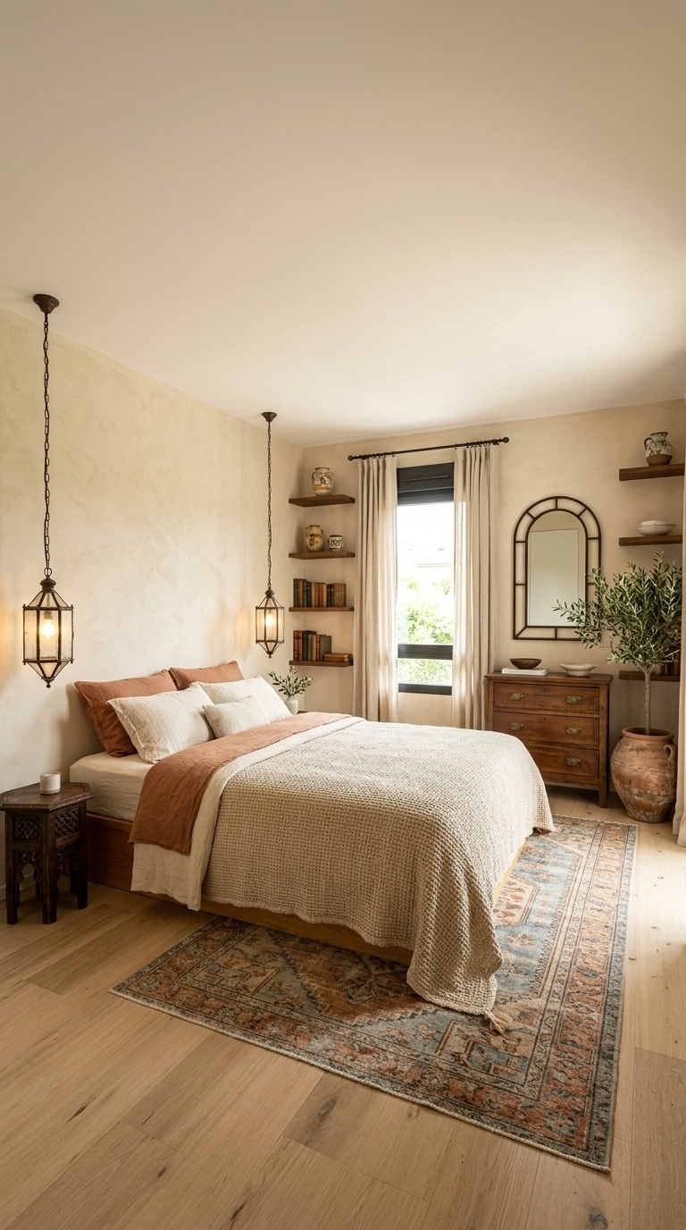 Interior design in Mediterranean style — Bedroom by GenRoom AI