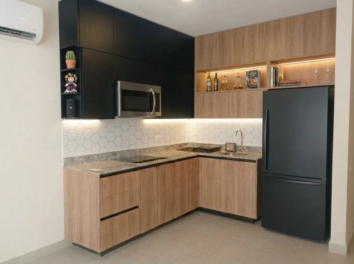 Kitchen interior in no_style style — photo by GenRoom AI