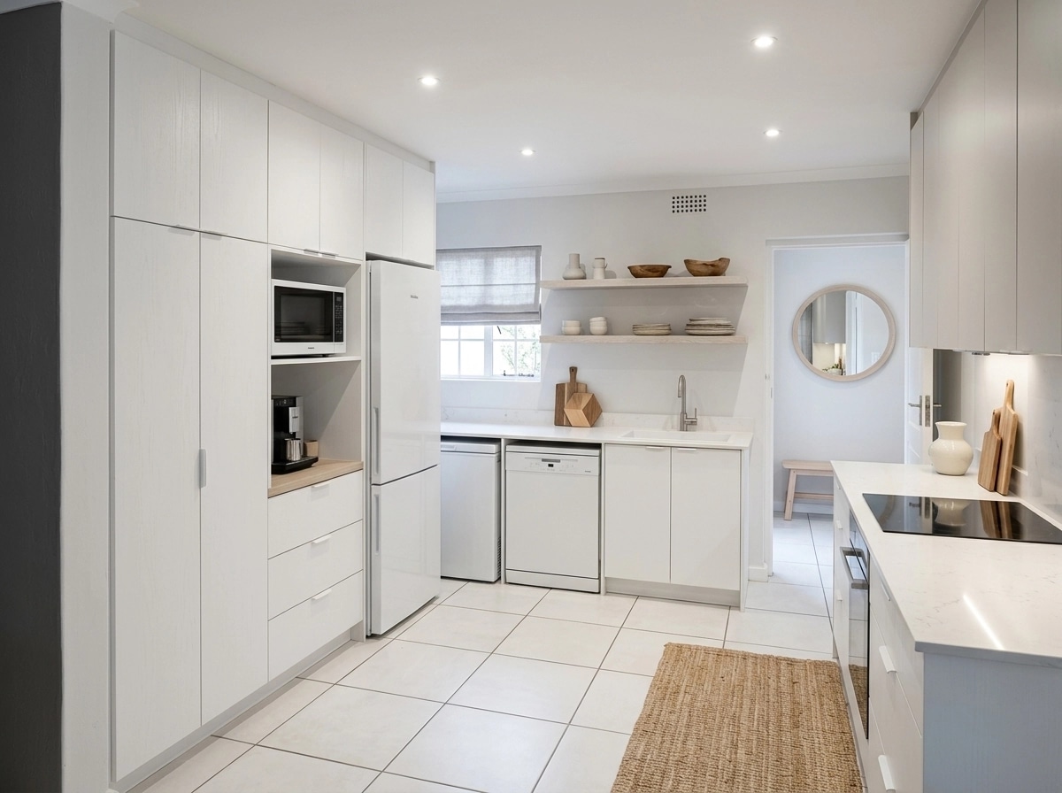Kitchen interior in Scandinavian style — photo by GenRoom AI