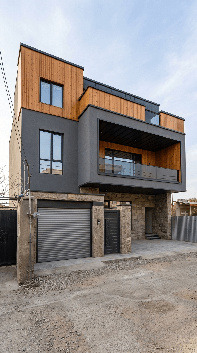 Facade design in Contemporary Facade style — Facade by GenRoom AI