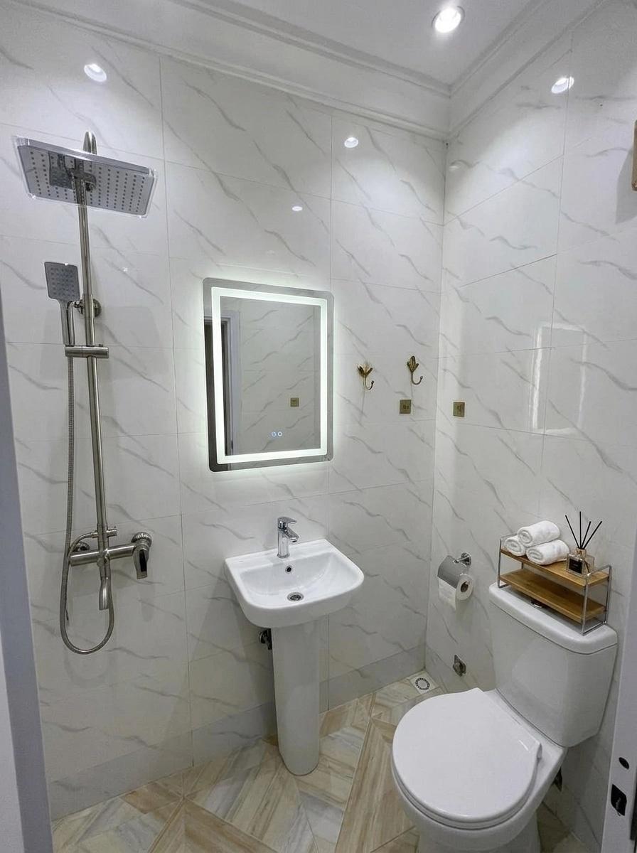 Bathroom interior in no_style style — photo by GenRoom AI