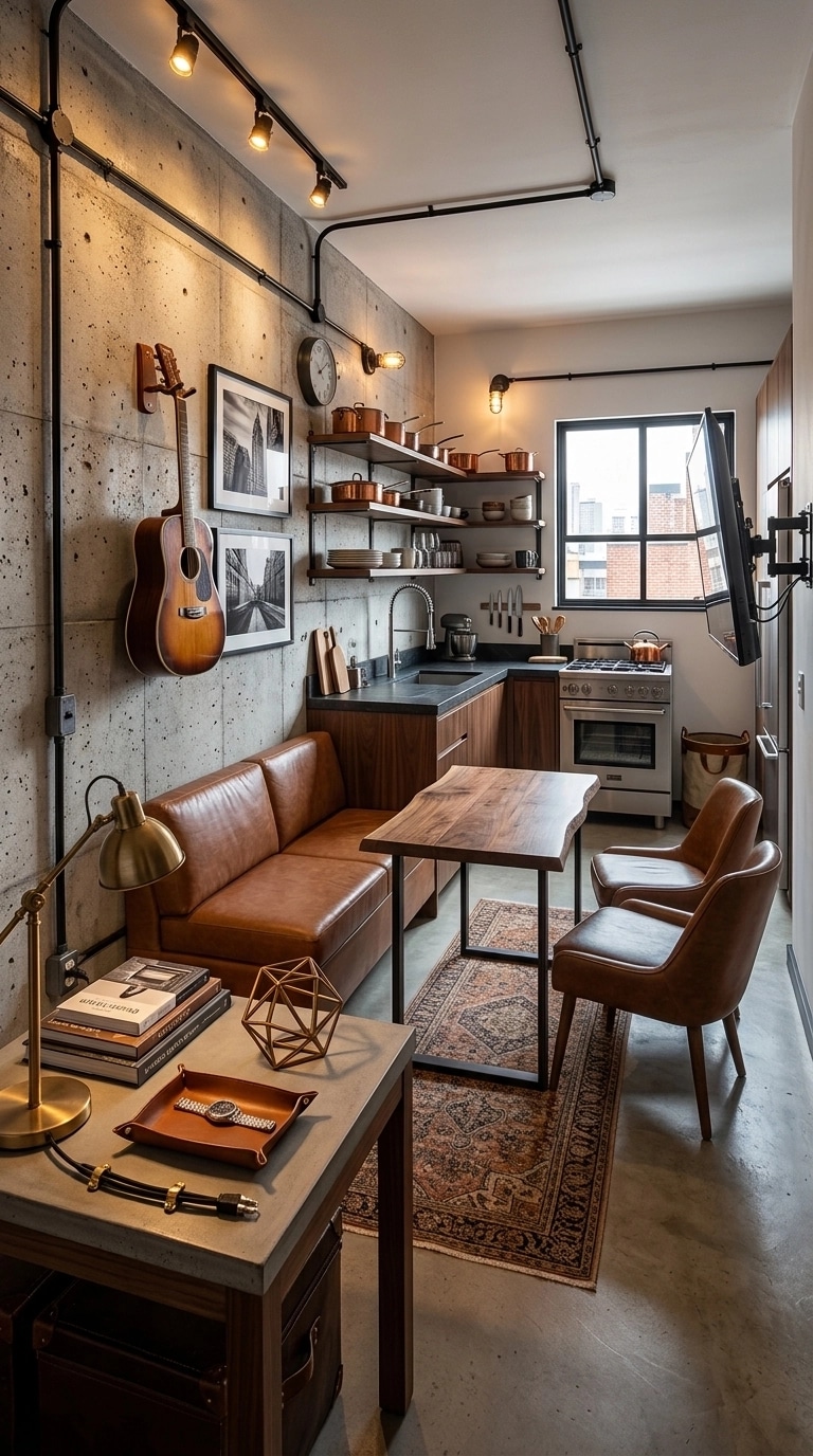 Interior design in Loft / Industrial style — other by GenRoom AI