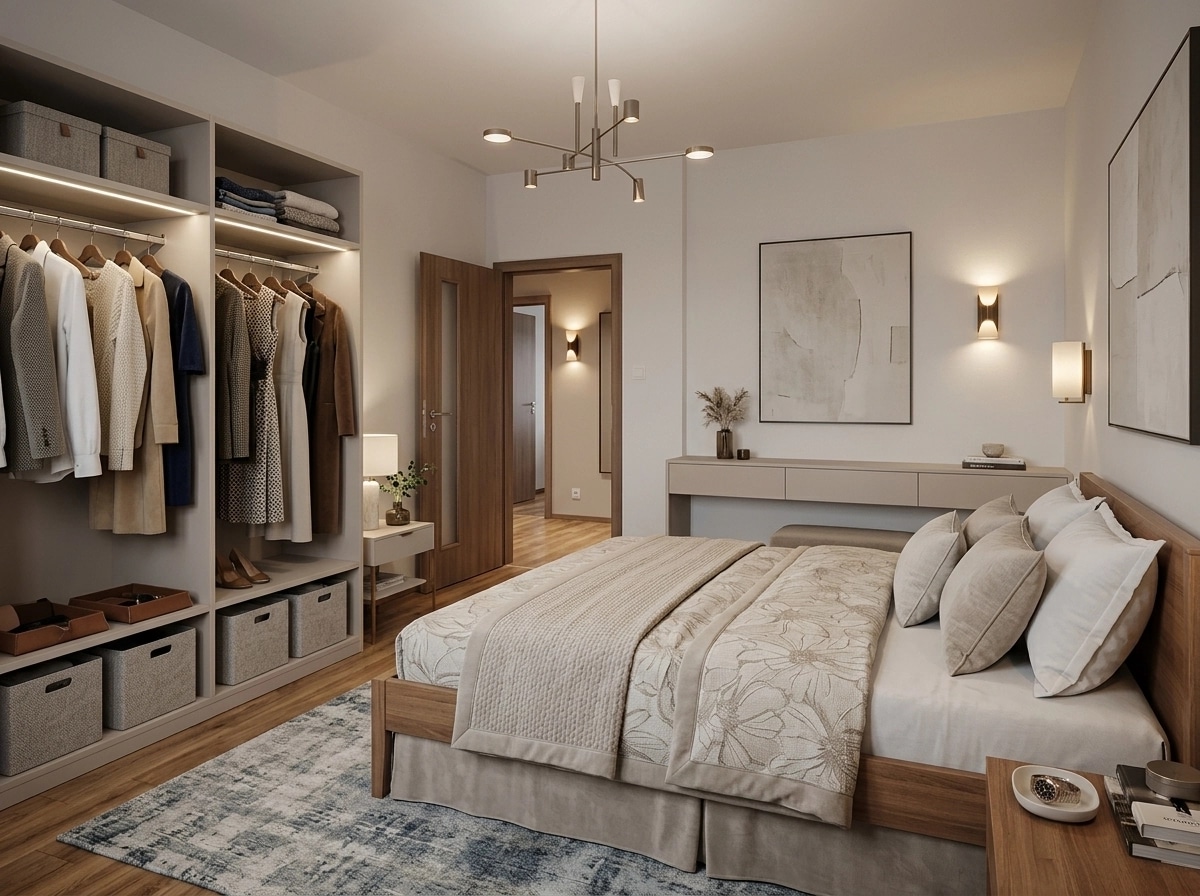 Interior design in Contemporary style — Bedroom by GenRoom AI