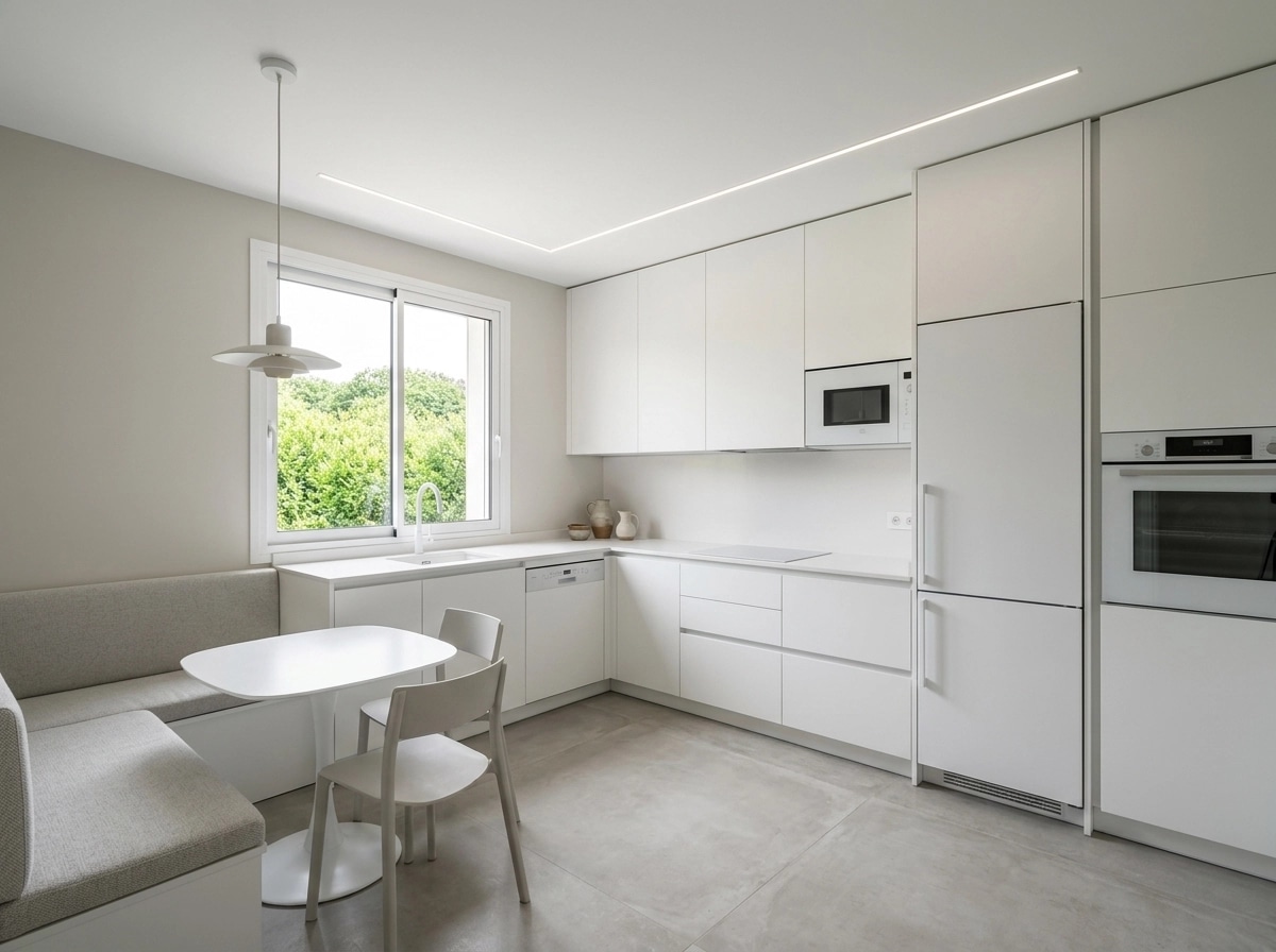 Minimalism Kitchen design — interior photo by GenRoom AI