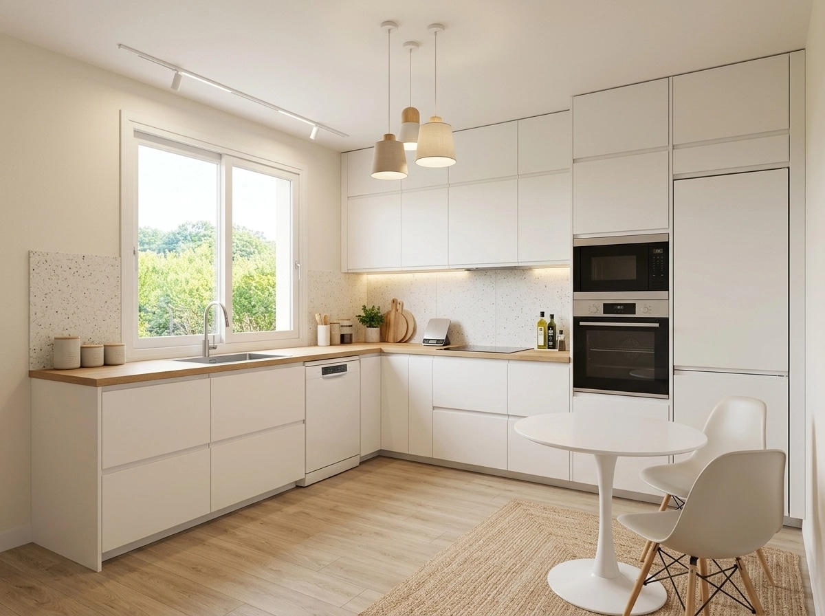 Interior design in Scandinavian style — Kitchen by GenRoom AI