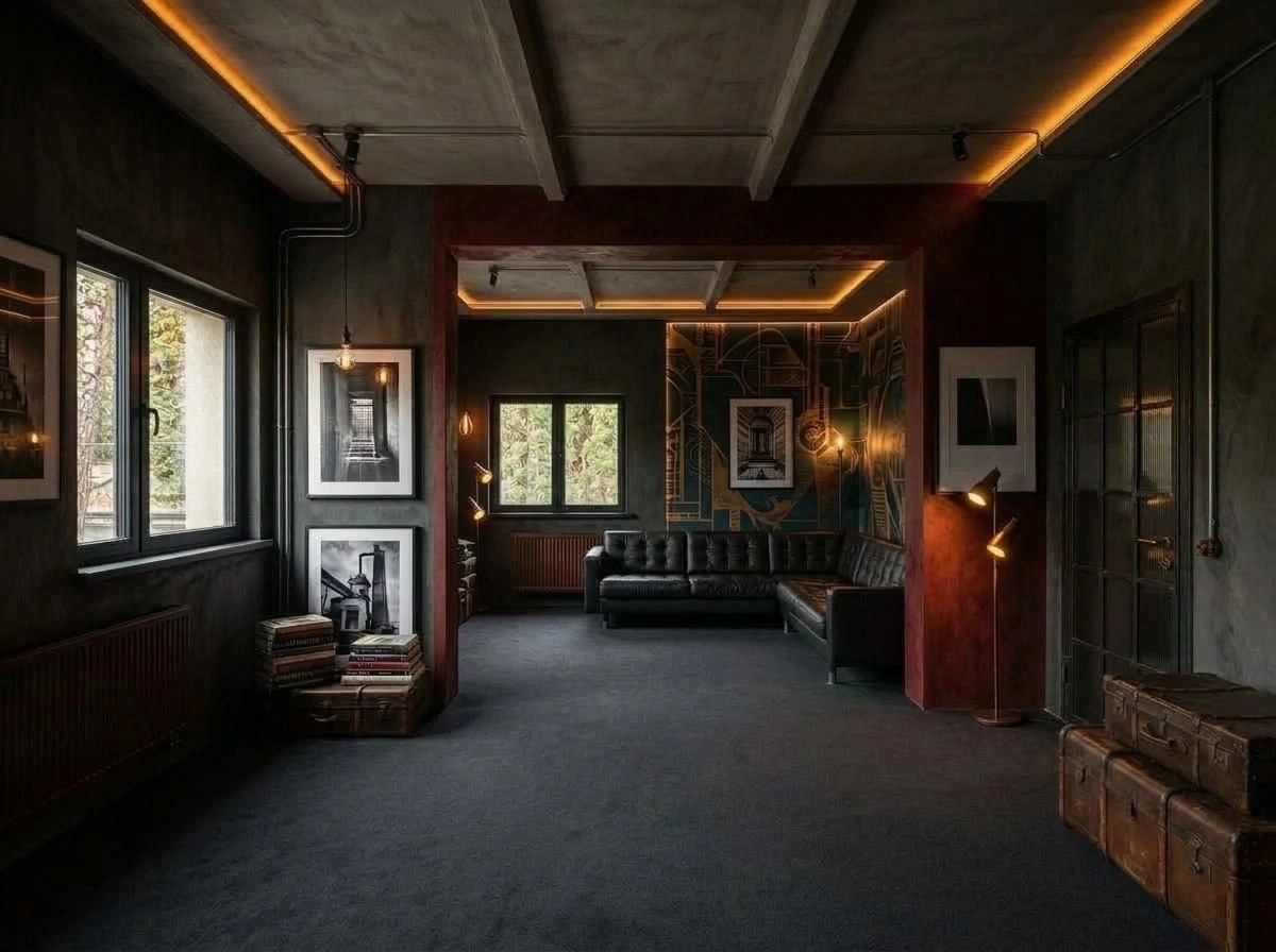 Interior design in Loft / Industrial style — other by GenRoom AI