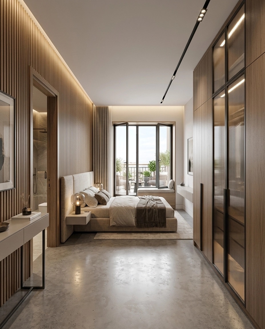 Contemporary Bedroom design — interior photo by GenRoom AI