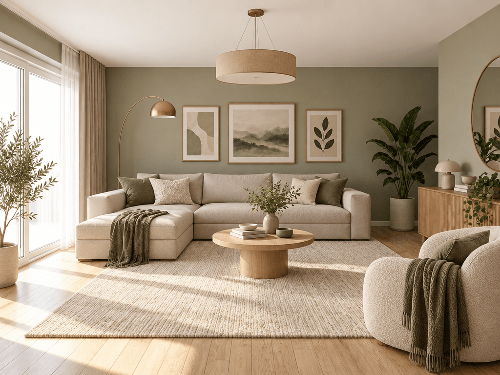 Interior design in Minimalism style — Living Room by GenRoom AI