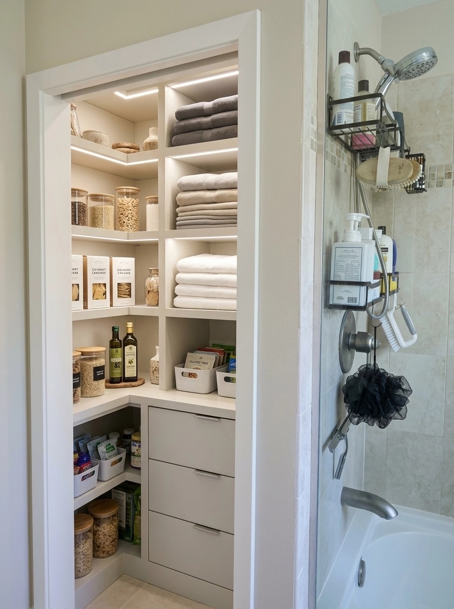 Interior design in Contemporary style — pantry by GenRoom AI