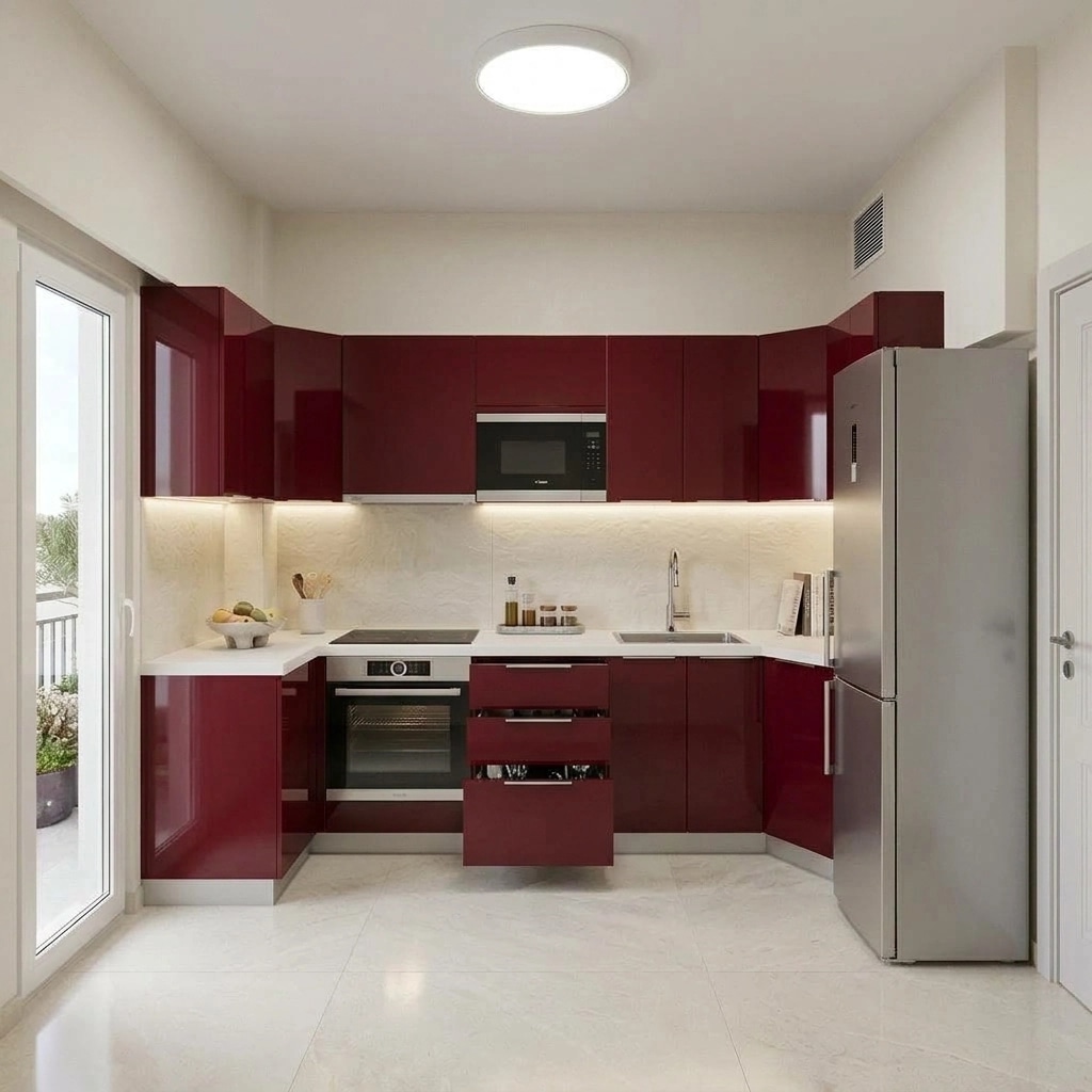 Kitchen interior in Contemporary style — photo by GenRoom AI