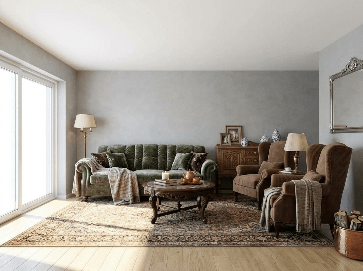 Interior design in Classic style — Living Room by GenRoom AI