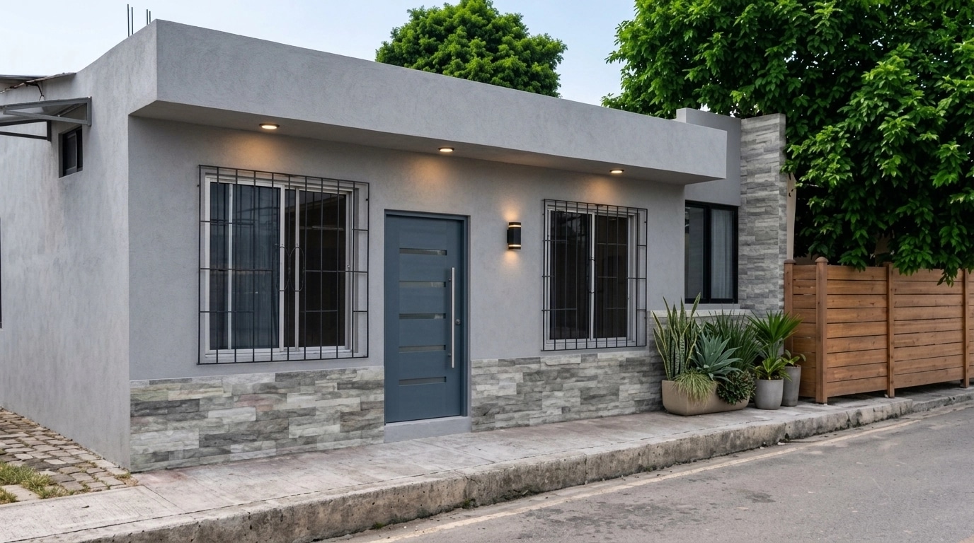 Minimalist Facade Facade design — facade photo by GenRoom AI