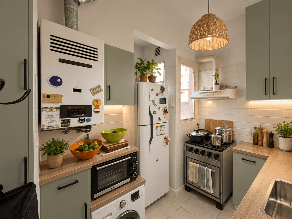 Kitchen interior in no_style style — photo by GenRoom AI