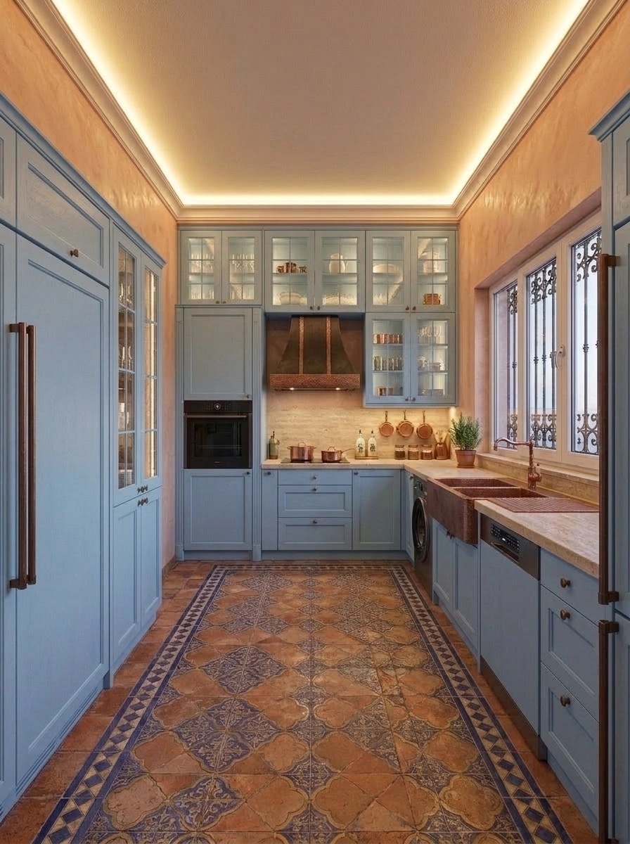 Mediterranean Kitchen design — interior photo by GenRoom AI