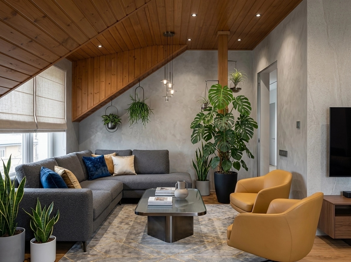 Interior design in Contemporary style — Living Room by GenRoom AI