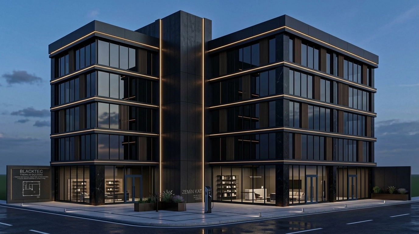 Blacktec Facade Facade design — facade photo by GenRoom AI