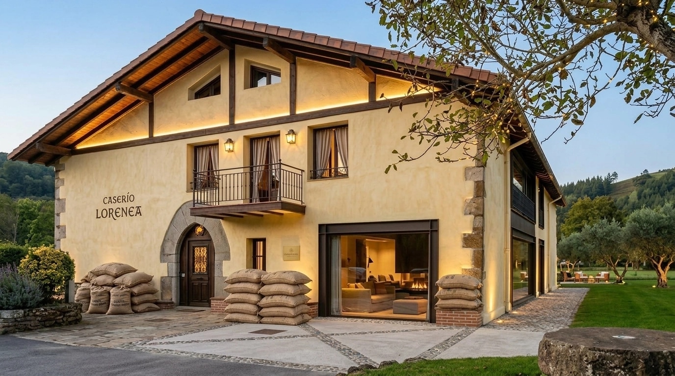 Facade design in Mediterranean Facade style — photo by GenRoom AI
