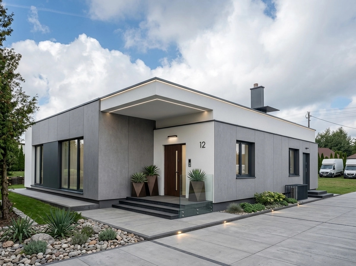 Facade design in Minimalist Facade style — Facade by GenRoom AI