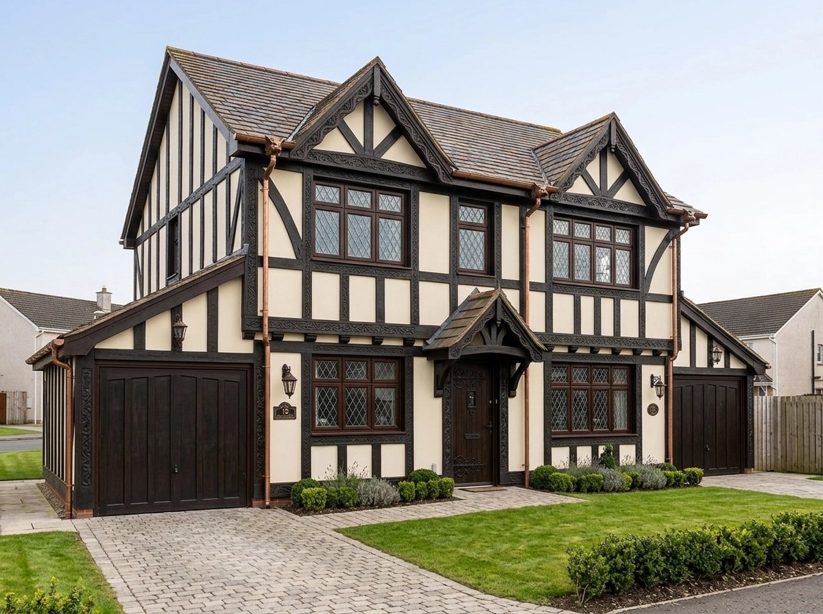 Facade design in Tudor Facade style — Facade by GenRoom AI