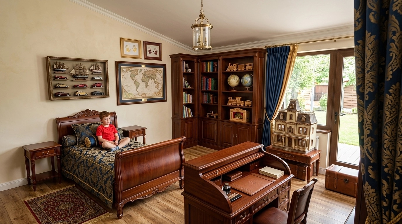 Interior design in Classic style — Kids Room by GenRoom AI