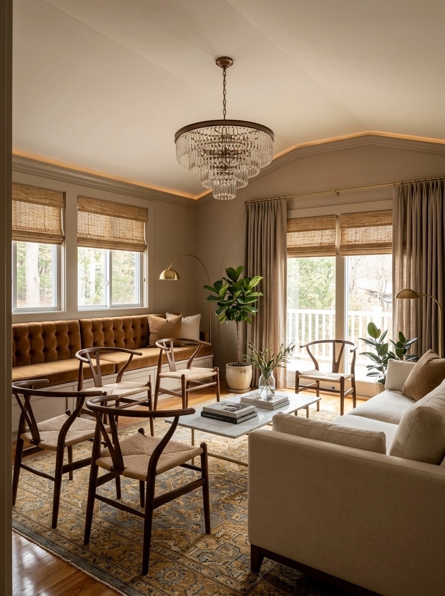 Interior design in Transitional style — Living Room by GenRoom AI