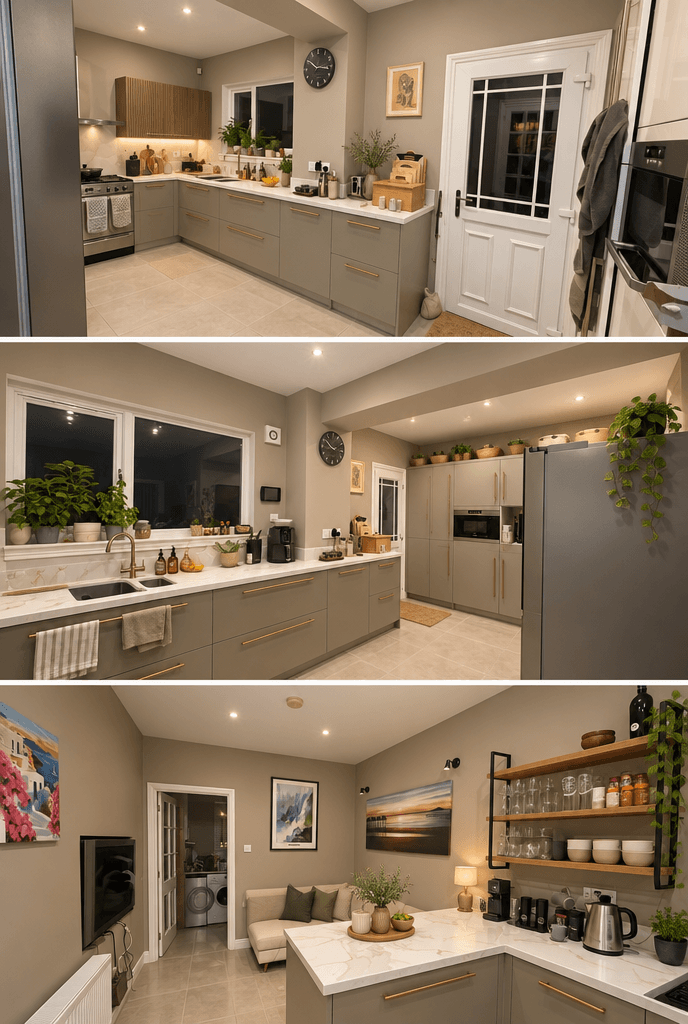 Kitchen interior in Contemporary style — photo by GenRoom AI