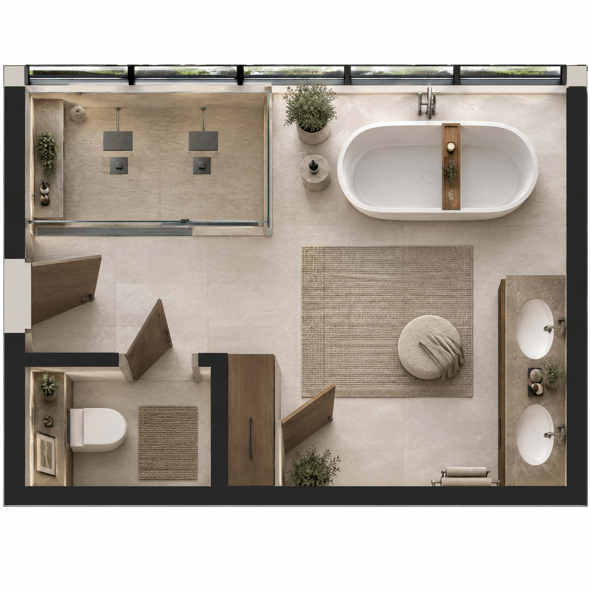 Interior design in Contemporary style — Living Room by GenRoom AI